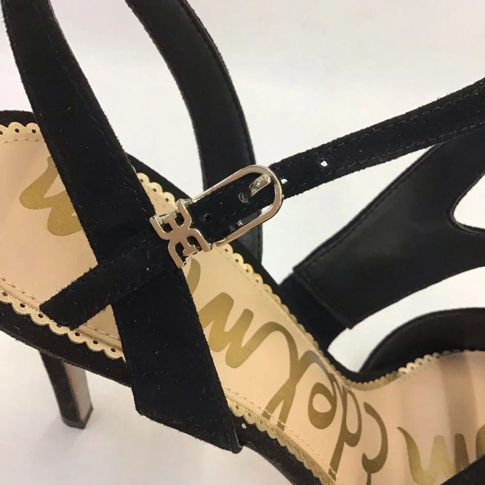 Sam Edelman Strappy Hollyn Slingback Pumps Black Size:9.5